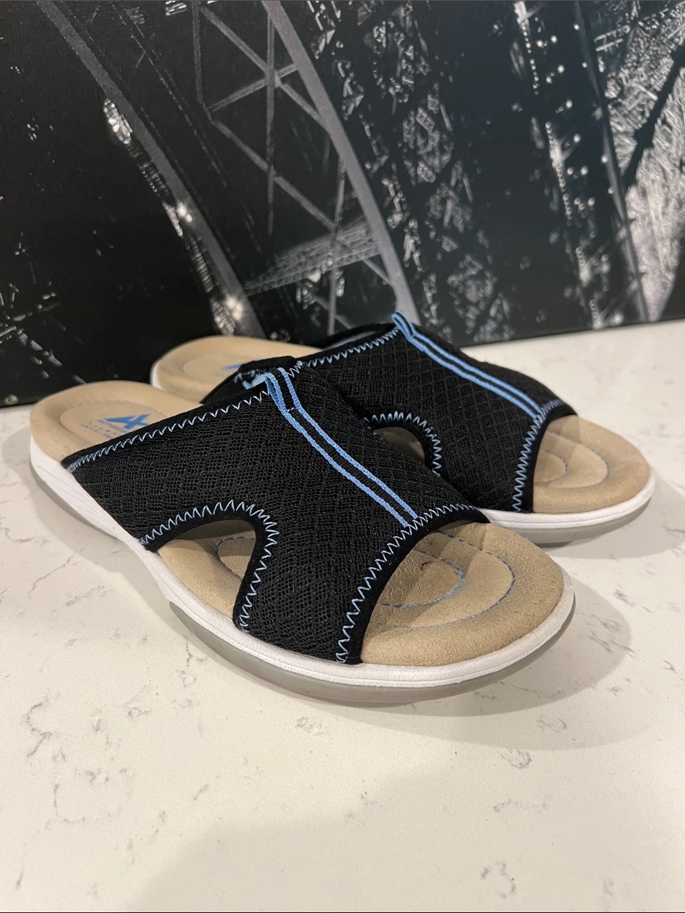Athletech Women's Averley Sport Slide Sandals Size 8
